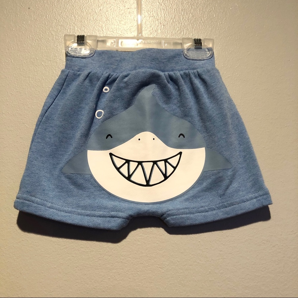 babyGAP Blue Shark Shorties size 6-12m